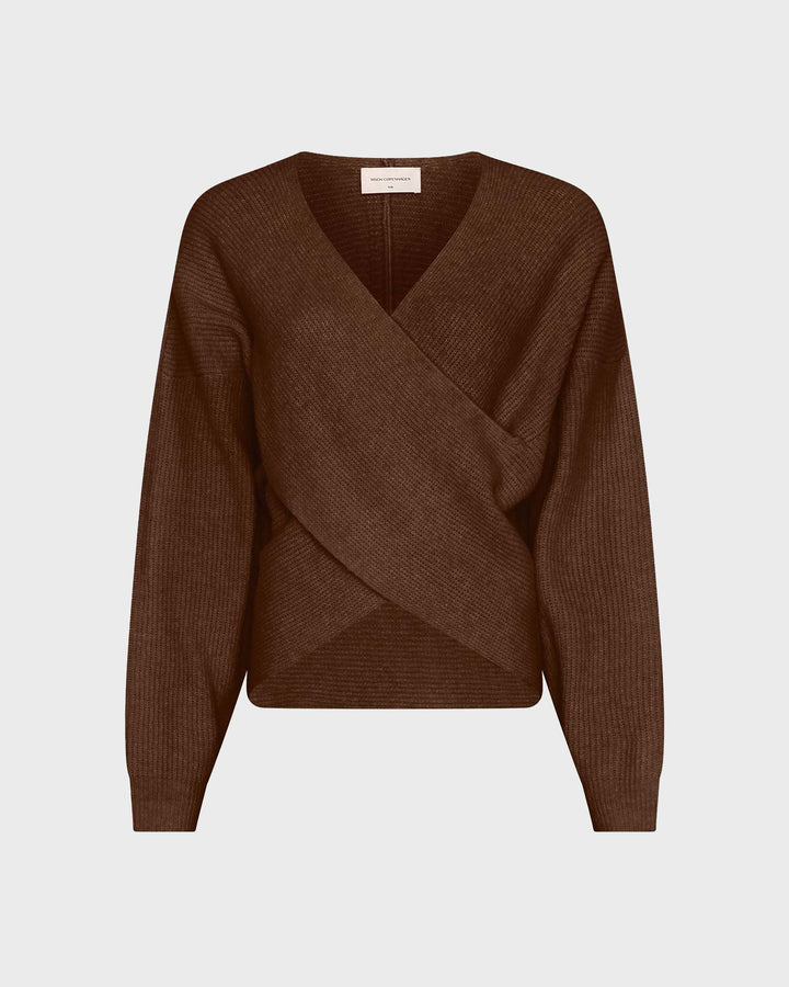 MSCHZinelle HopeWrap Pullover Slate Black Melange