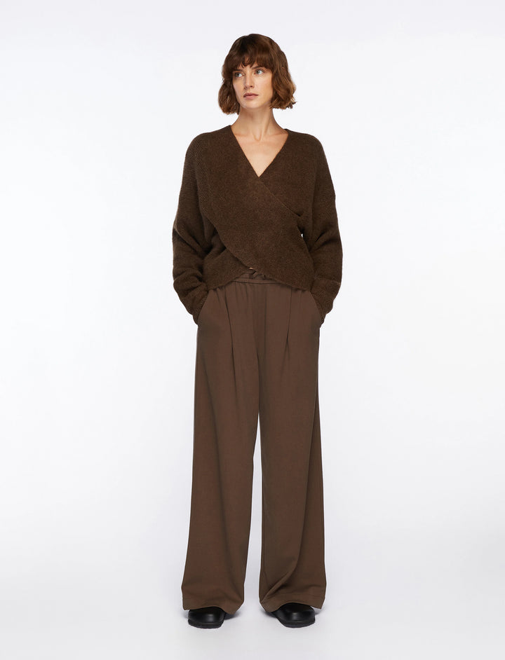 MSCHZinelle HopeWrap Pullover Slate Black Melange