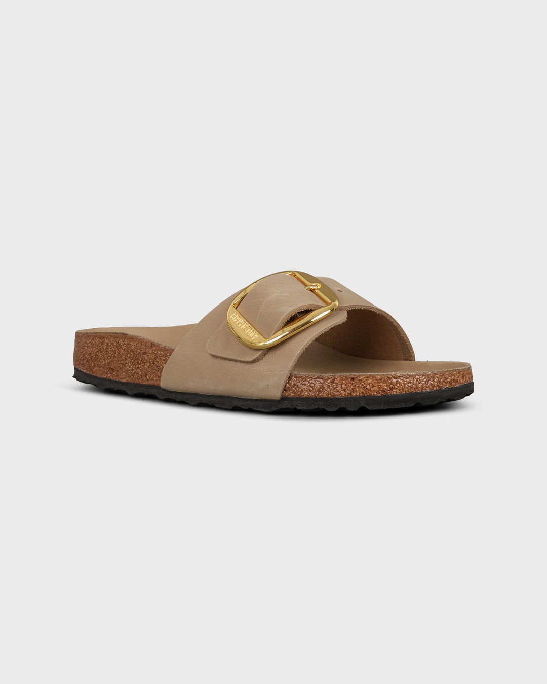 Madrid Big Buckle Natural Leather Oiled Tabacco