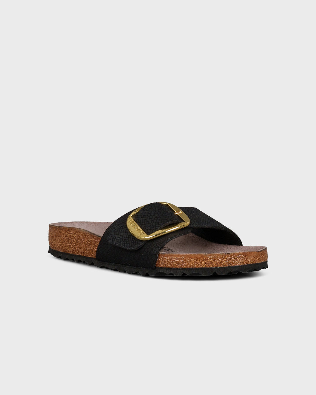 Madrid Big Buckle Synthetik Python Black – Bild 2