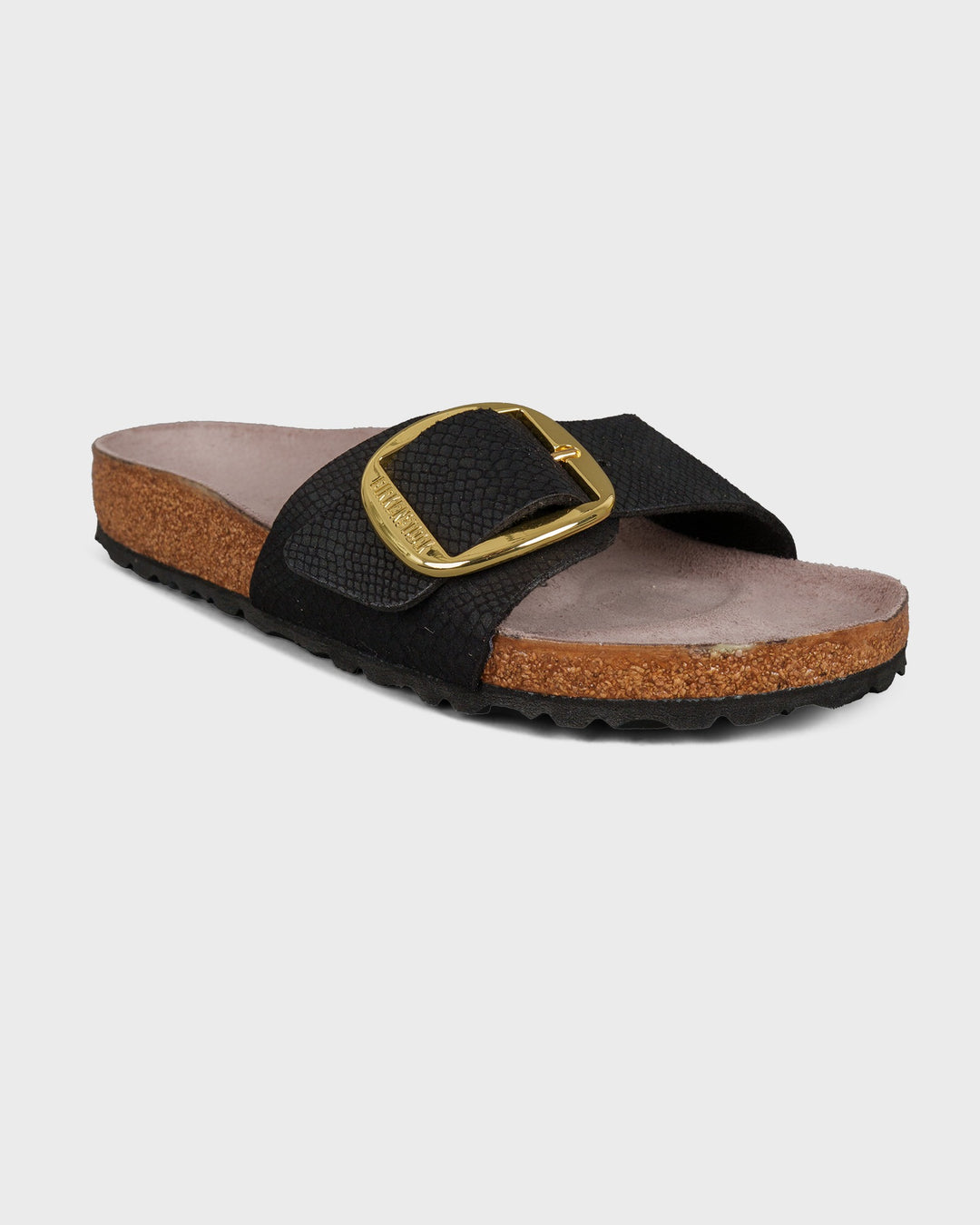 Madrid Big Buckle Synthetik Python Black – Bild 4