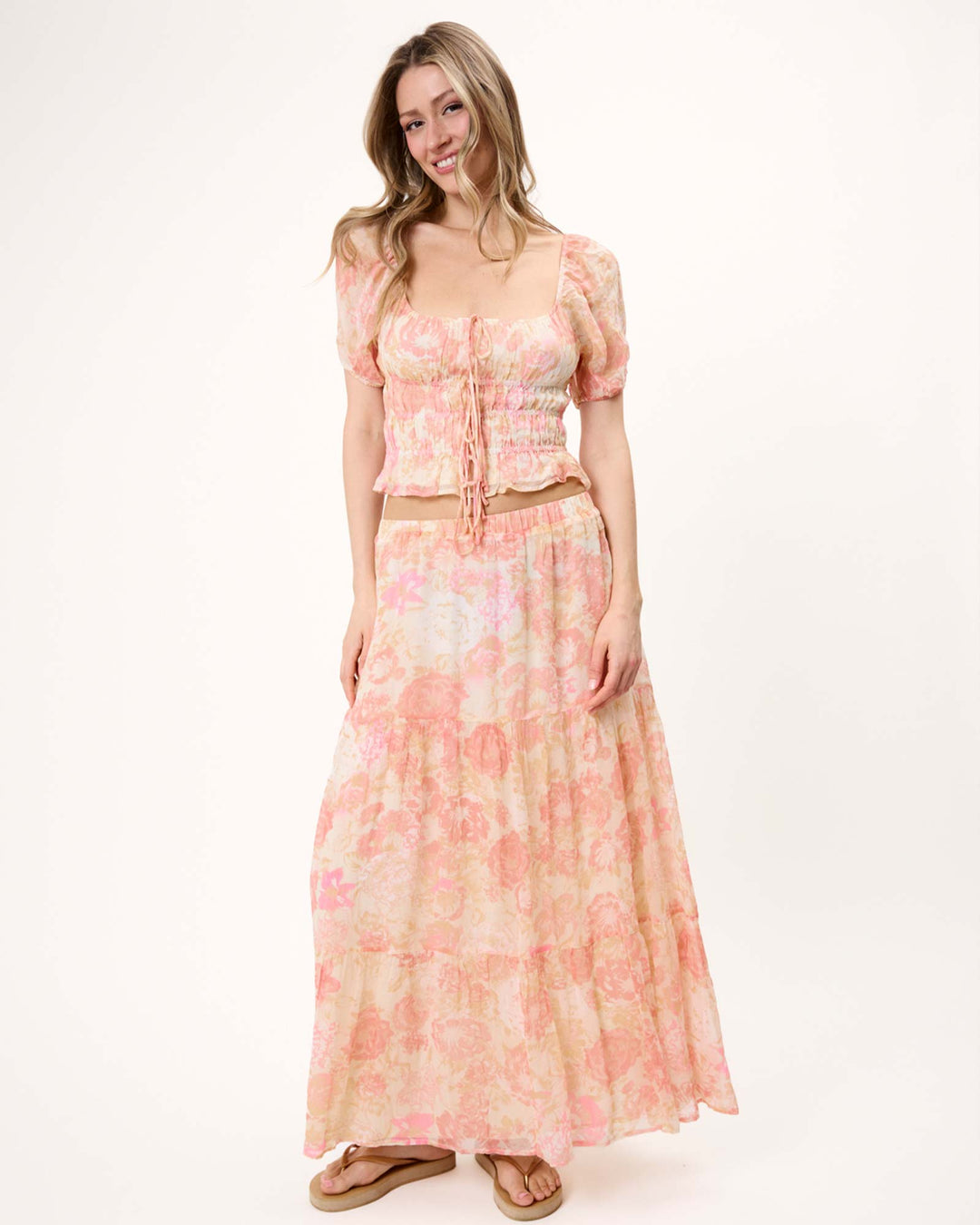 Maelle Blouse Soft Floral