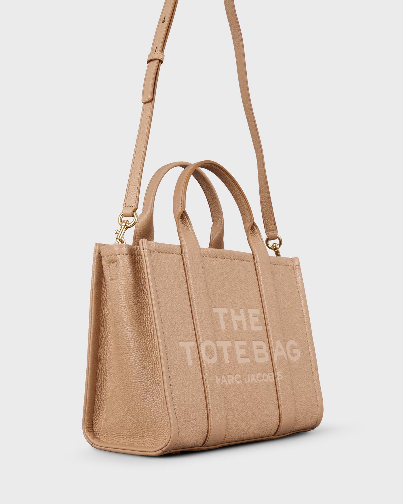 The Leather Medium Tote Bag Camel myMEID