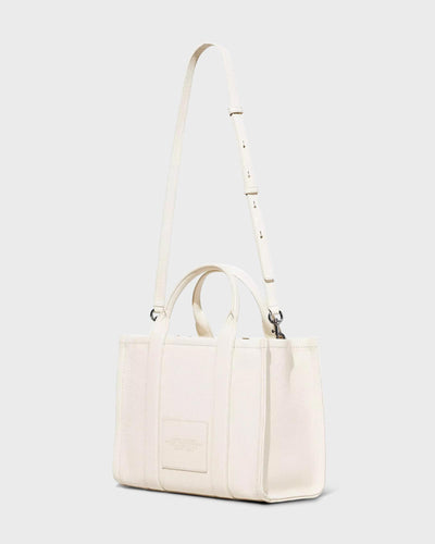 The Leather Medium Tote Bag Cotton Silver myMEID