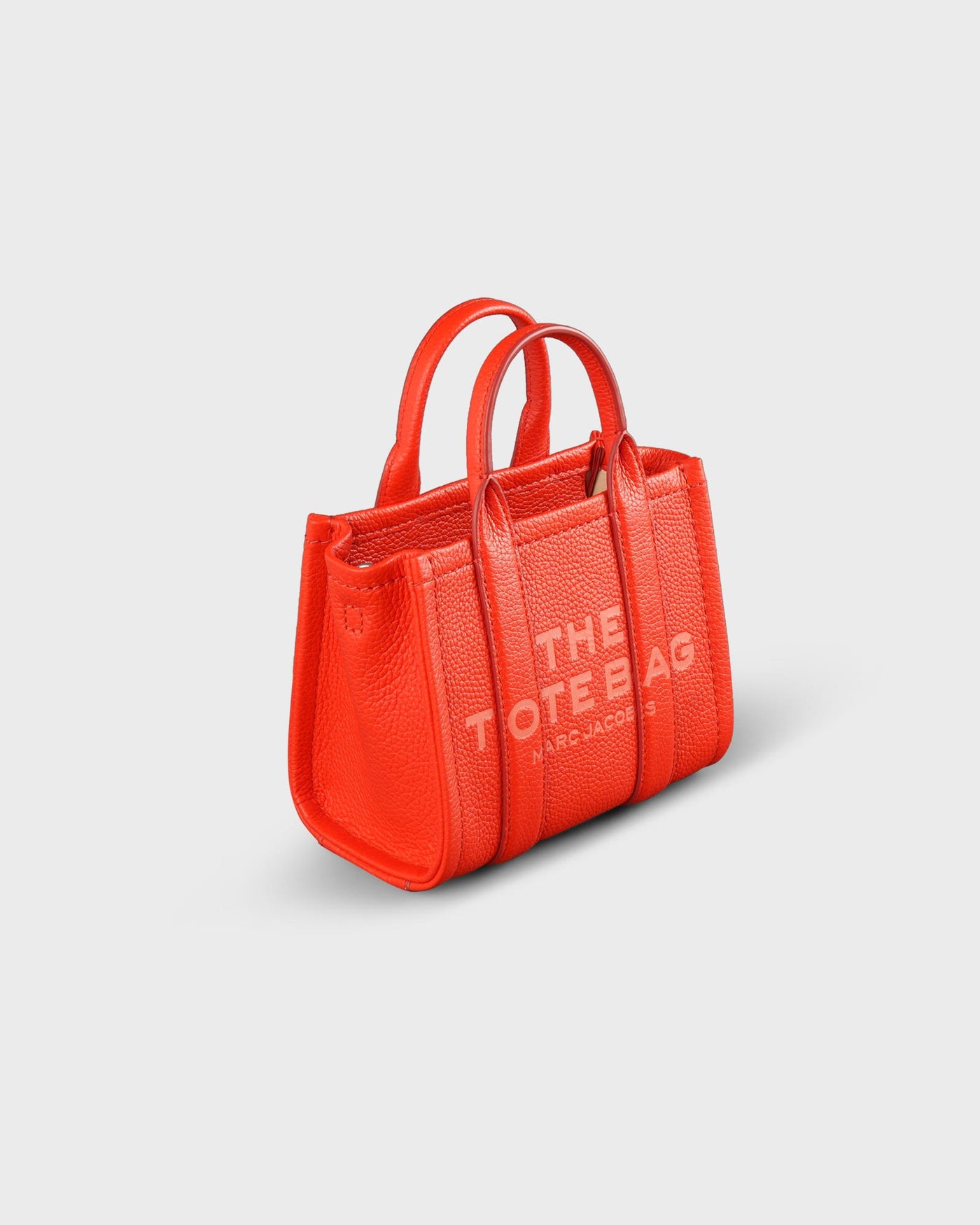 Marc Jacobs Umhängetasche The Leather Micro Tote Bag Electric Orange myMEID