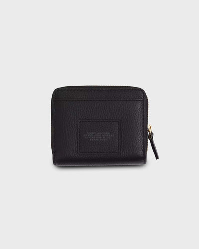 Marc Jacobs Geldbeutel The Leather Mini Compact Wallet Black myMEID