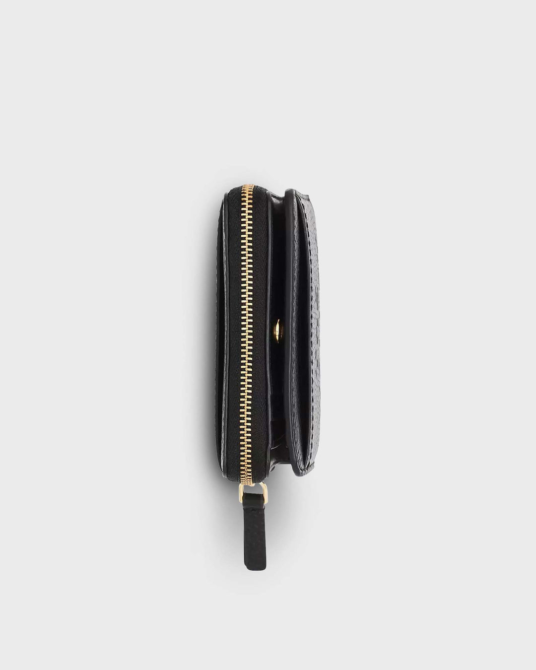 Marc Jacobs Geldbeutel The Leather Mini Compact Wallet Black