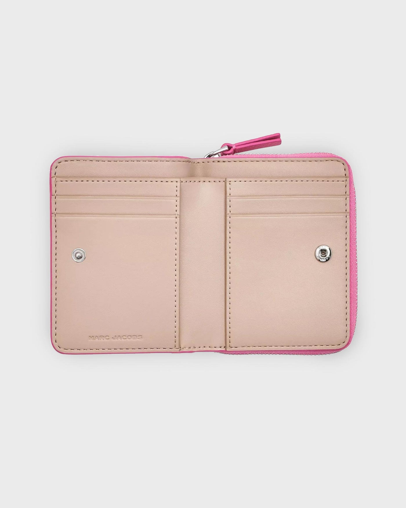 Marc Jacobs Geldbeutel The Leather Mini Compact Wallet Petal Pink myMEID