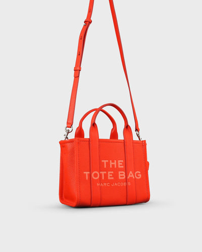 Marc Jacobs Tasche The Leather Mini Tote Bag Electric Orange myMEID