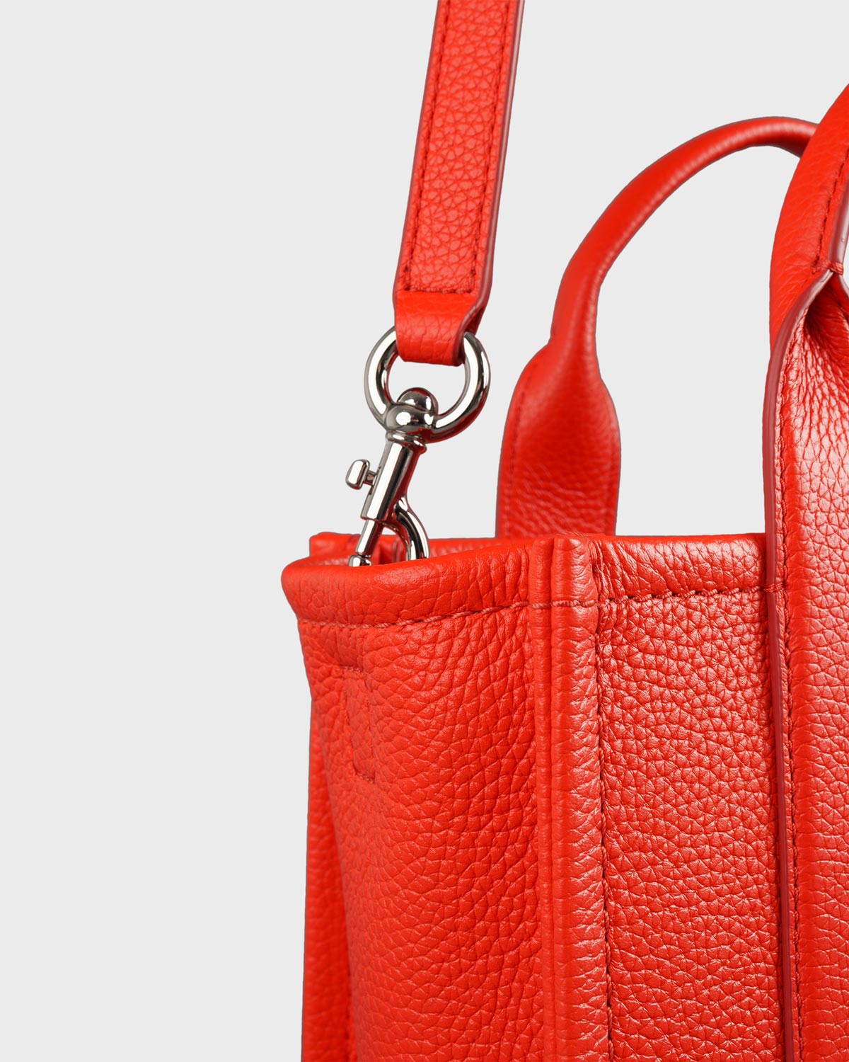Marc Jacobs Tasche The Leather Mini Tote Bag Electric Orange myMEID