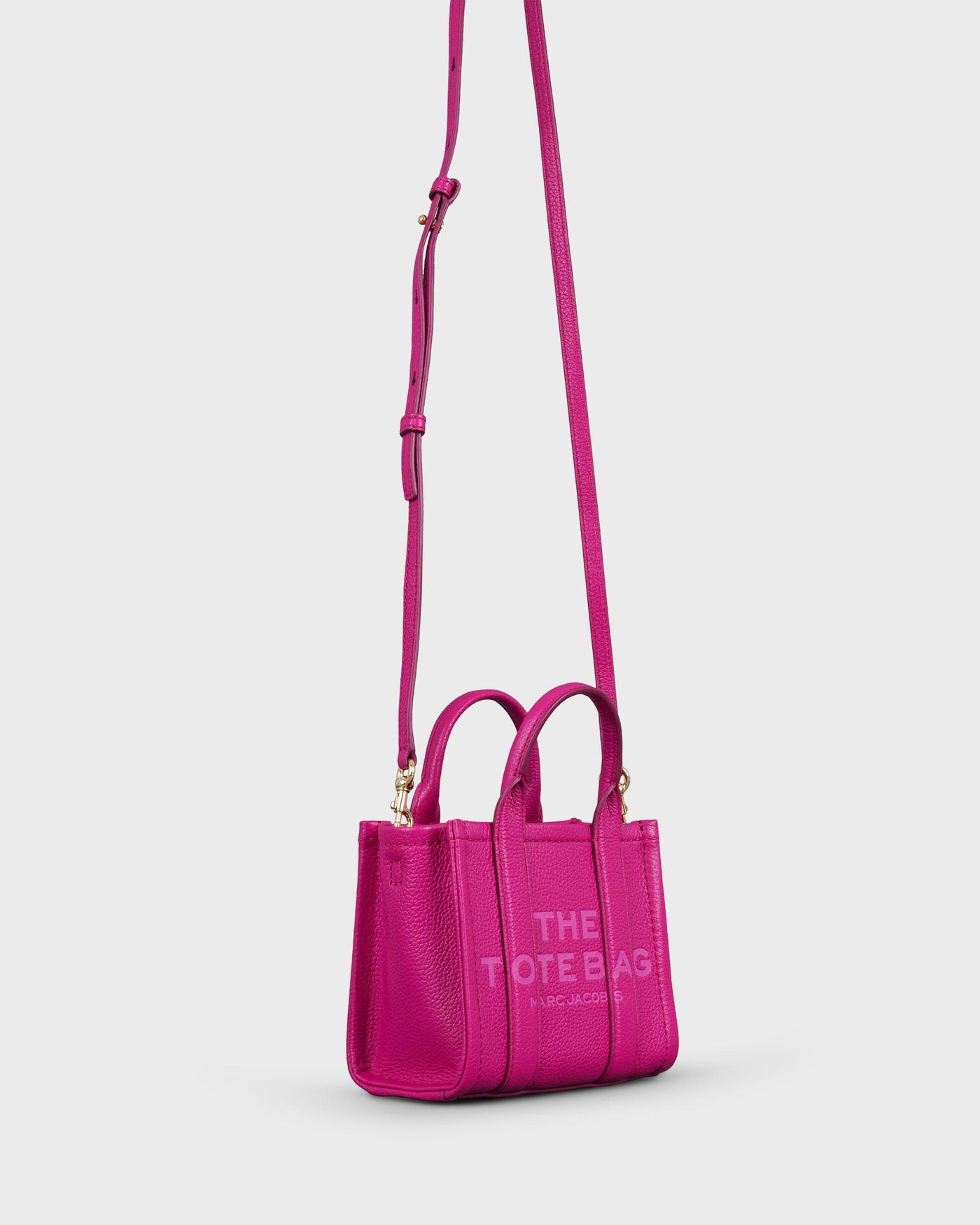 Marc Jacobs Umhängetasche The Leather Mini Tote Bag Lipstick Pink myMEID