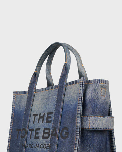 Marc Jacobs Tasche The Leather Printed Medium Tote Bag Denim myMEID
