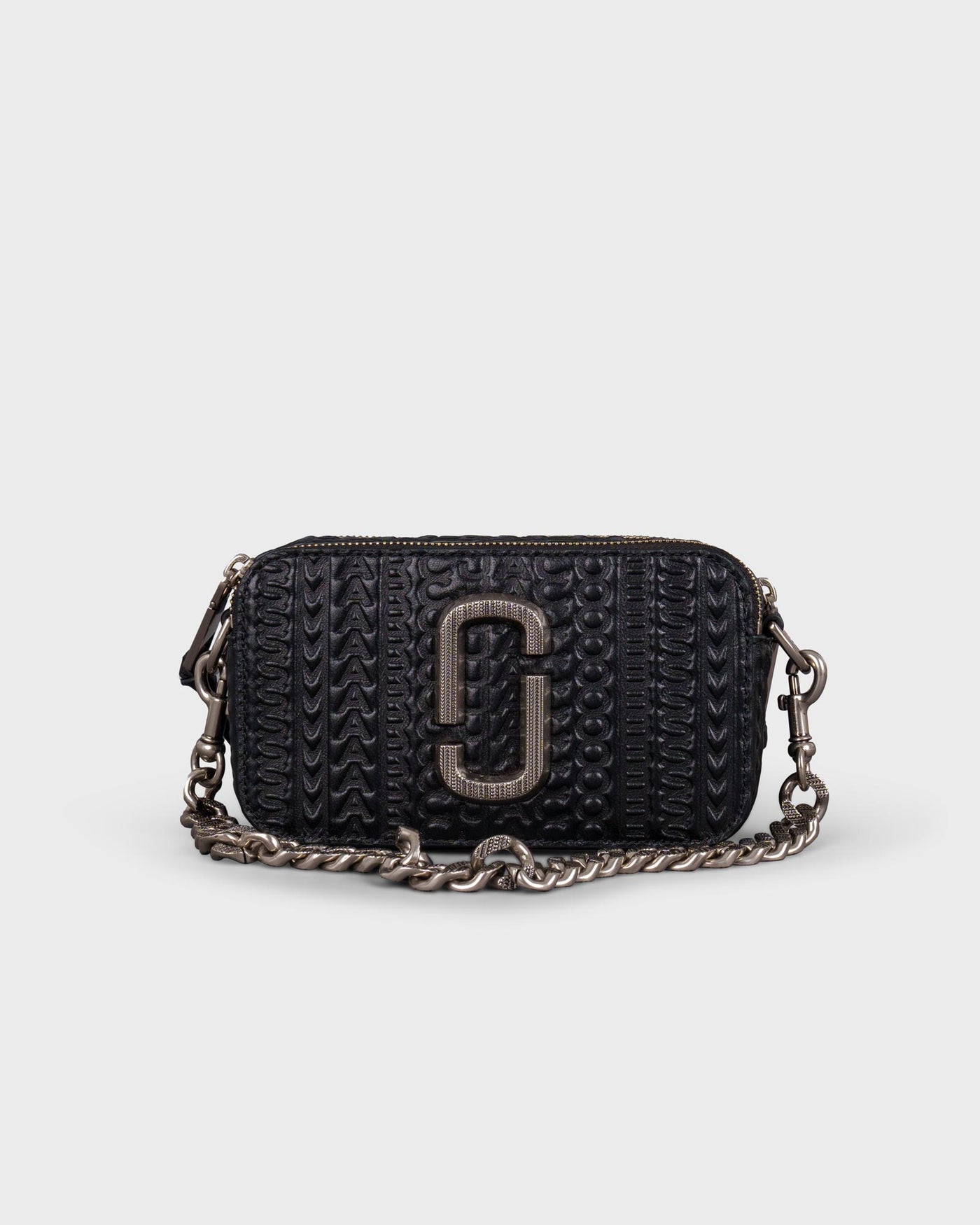 The Monogram Leather Snapshot DTM Black myMEID