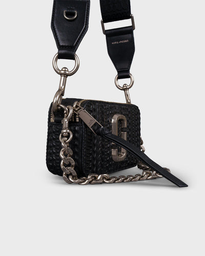 Marc Jacobs Umhängetasche The Monogram Leather Snapshot DTM Black myMEID