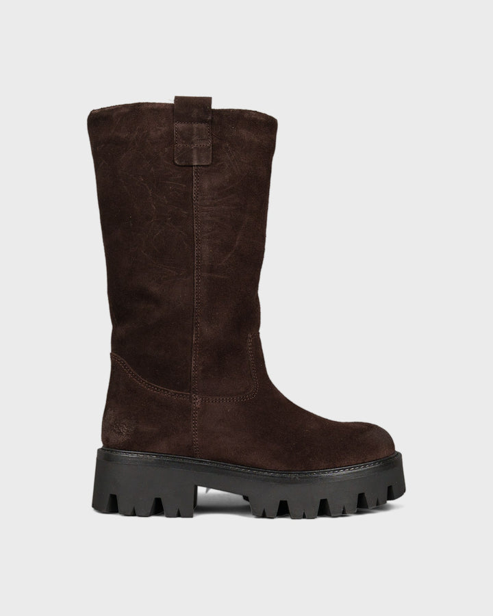 APPLE OF EDEN Schuhe Maren 87 Suede Leather Testa Di Moro
