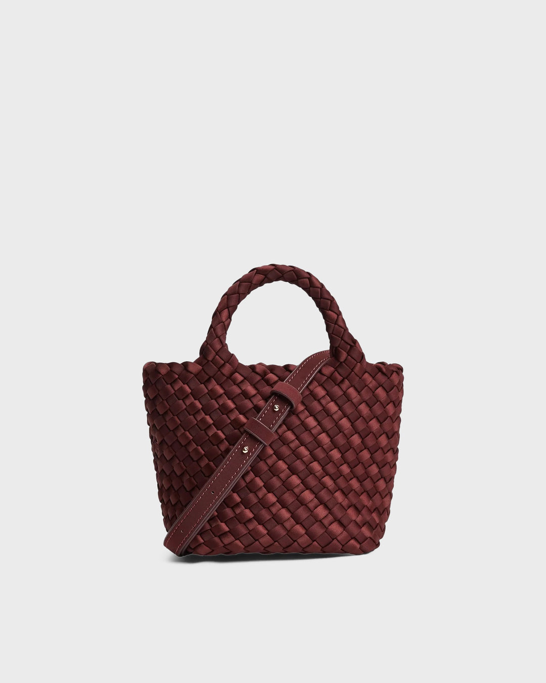 MARREA Handtasche Marrea Midi Inkberry Satin Stripe