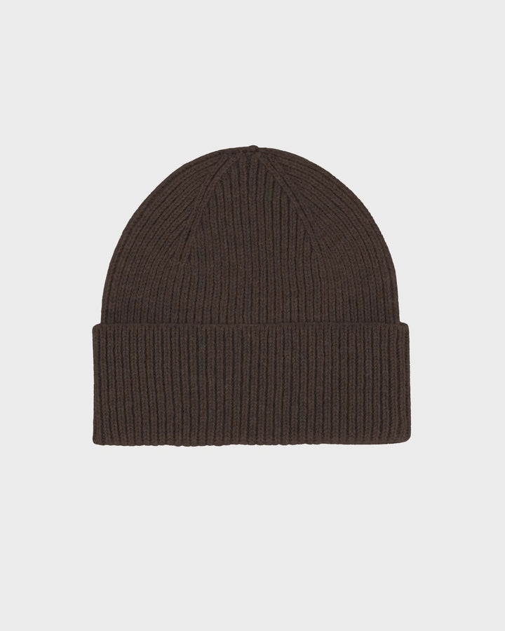 Merino Wool Beanie Coffee Brown