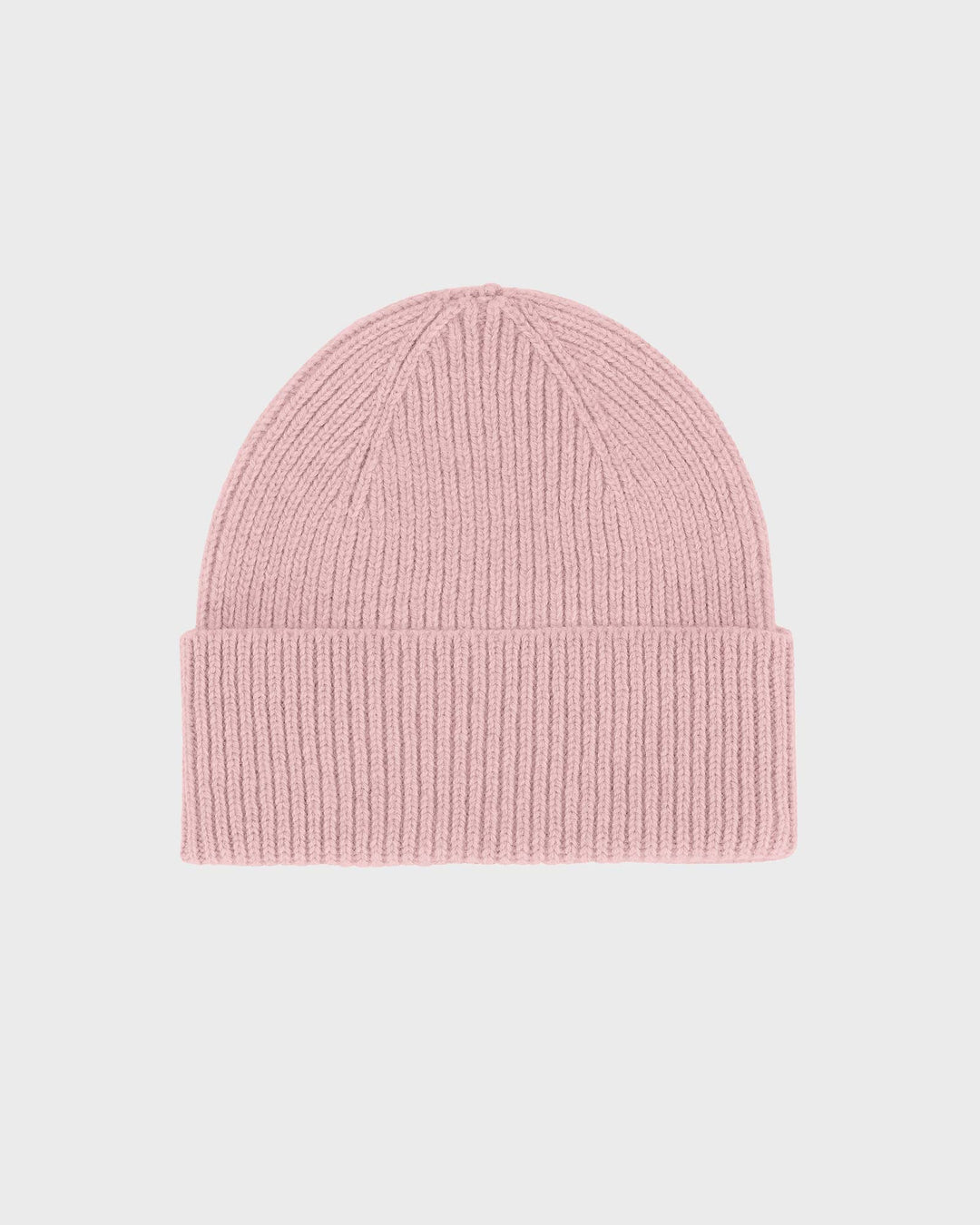 Merino Wool Beanie Faded Pink