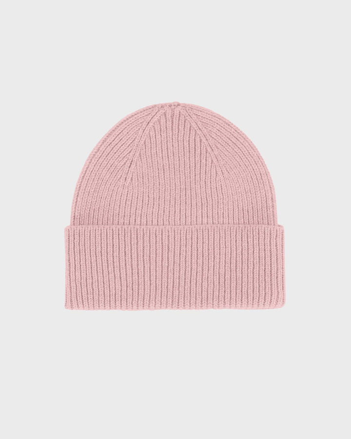 Merino Wool Beanie Faded Pink