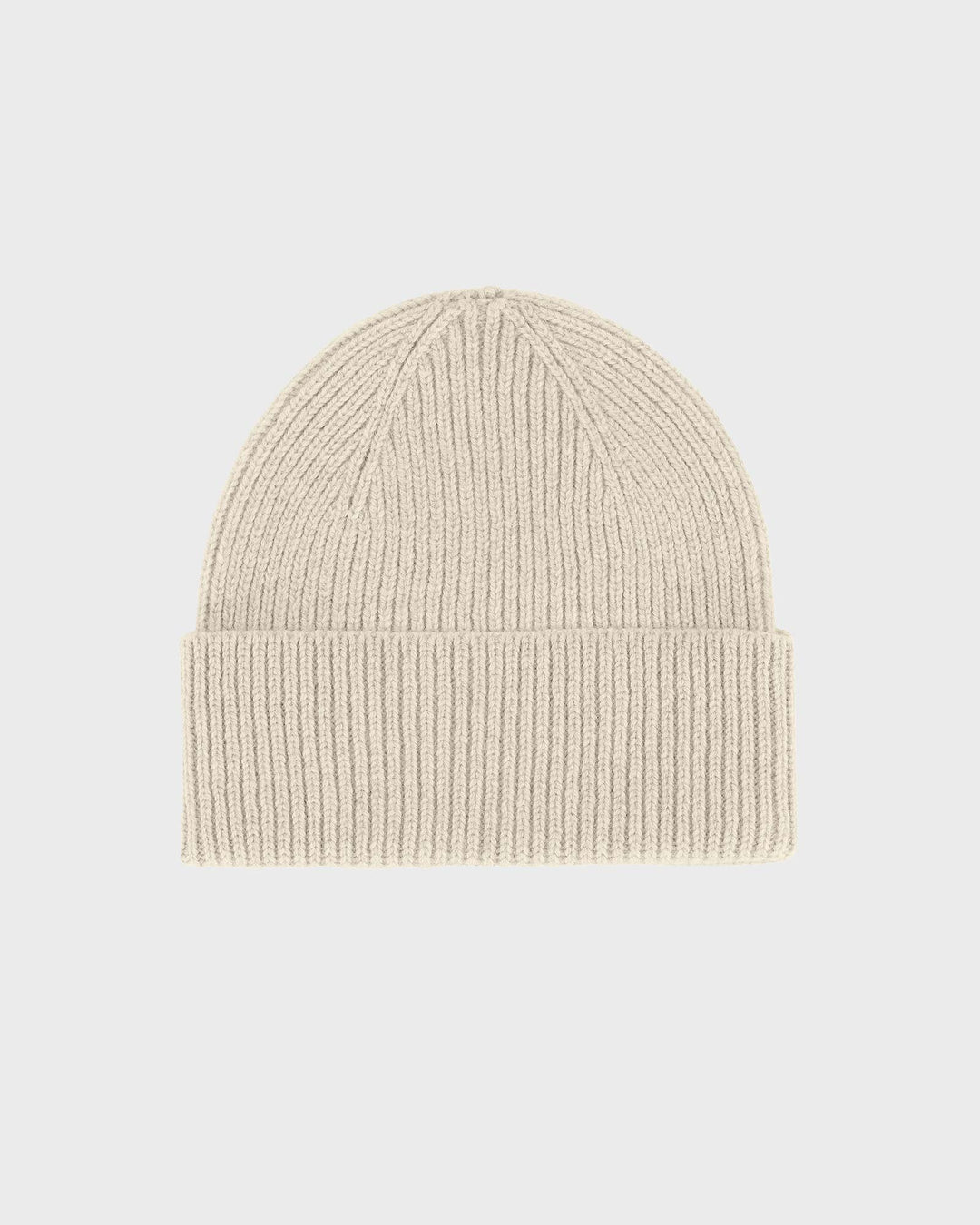 Merino Wool Beanie Ivory White