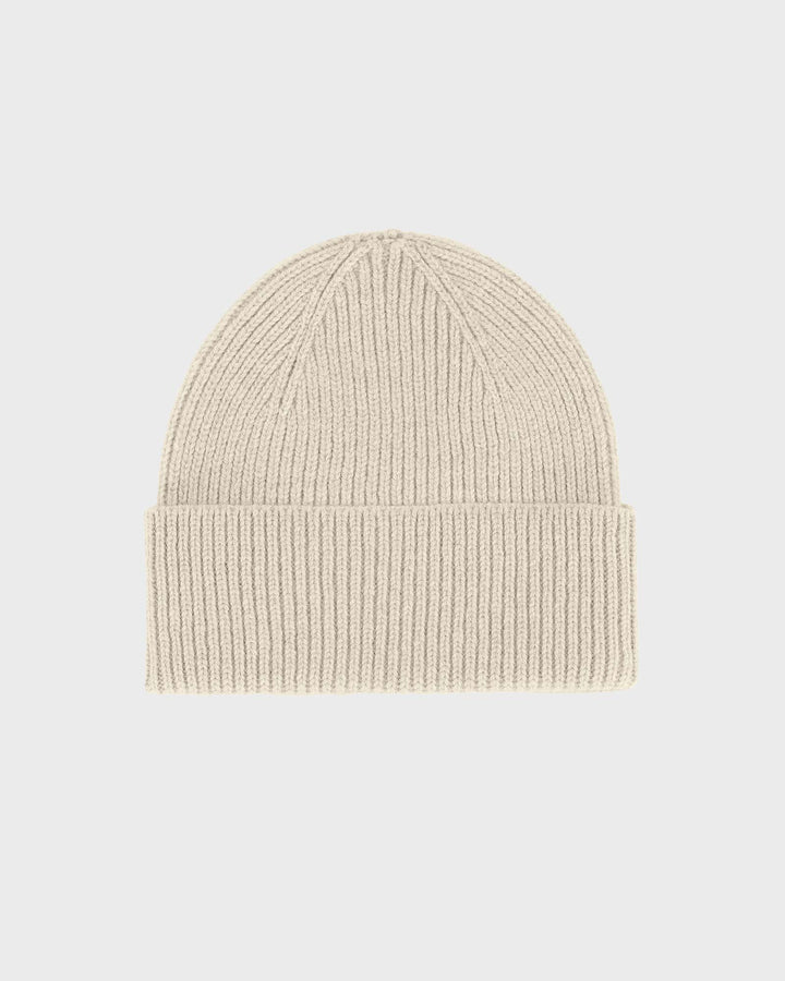 Merino Wool Beanie Ivory White