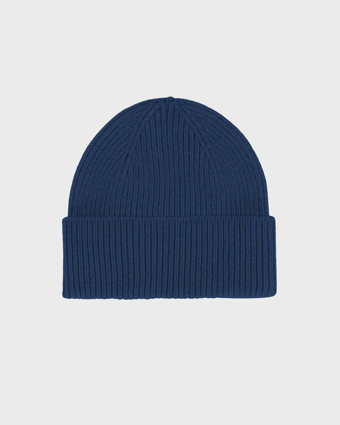 Merino Wool Beanie Marine Blue