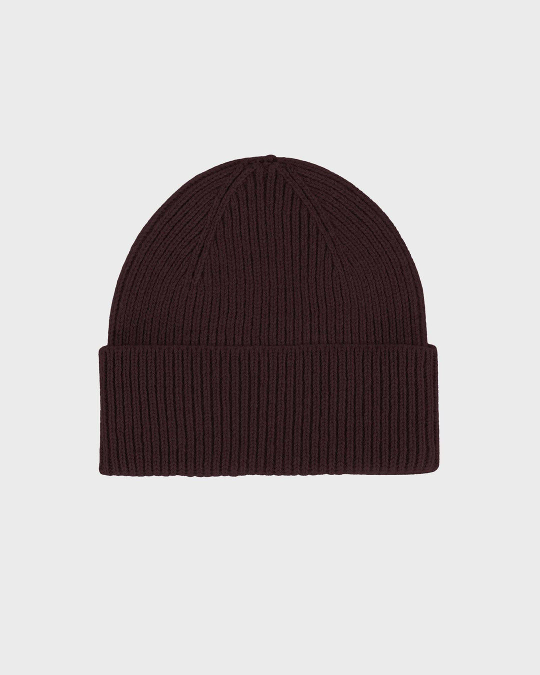 Merino Wool Beanie Oxblood Red