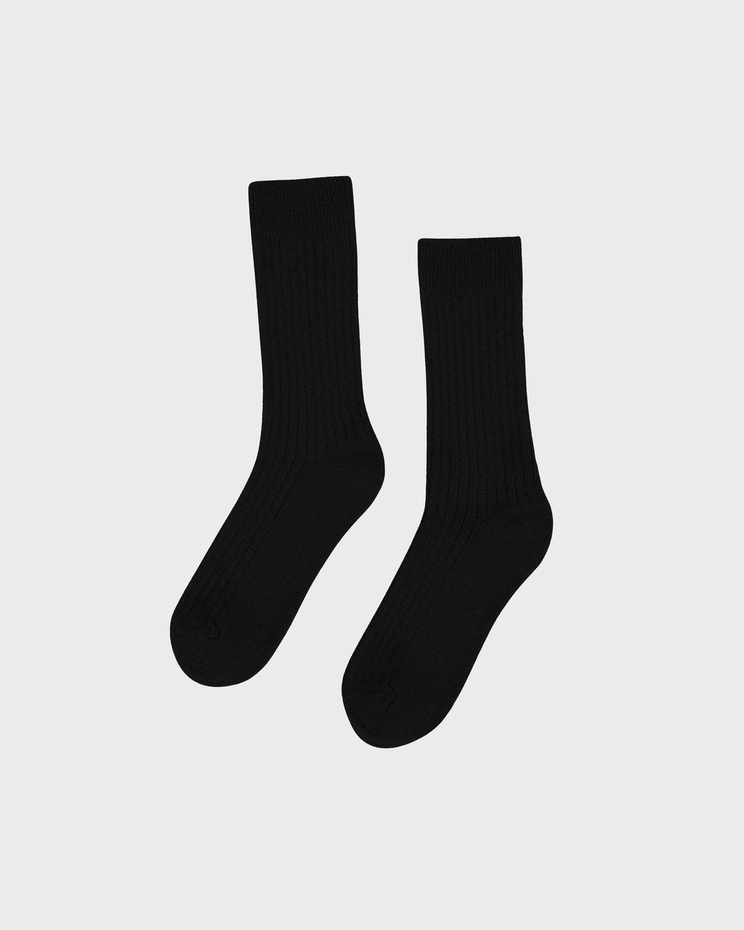 Merino Wool Blend Sock Deep Black