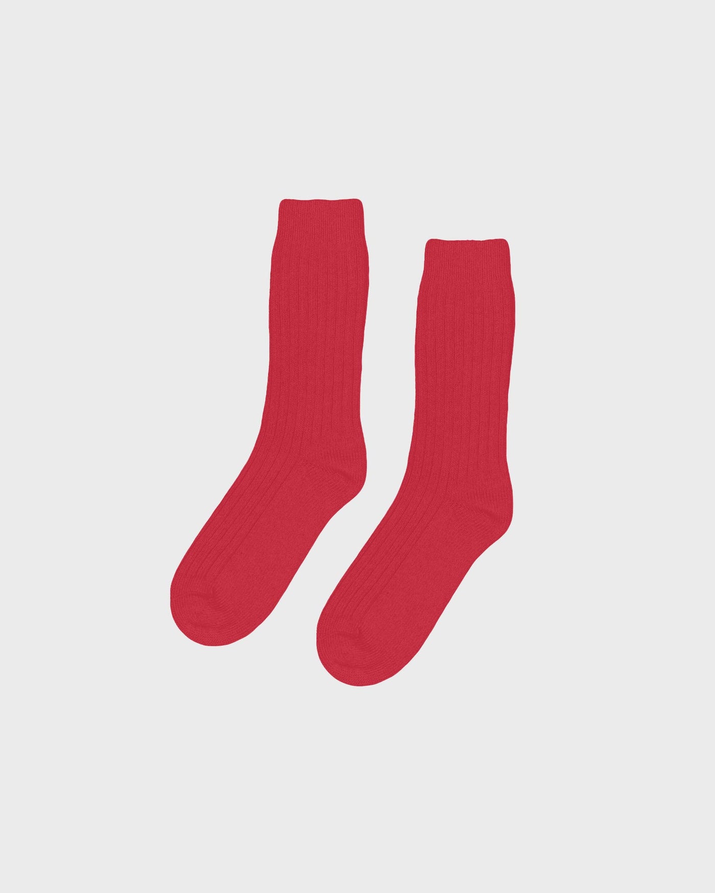 Merino Wool Blend Sock Scarlet Red myMEID