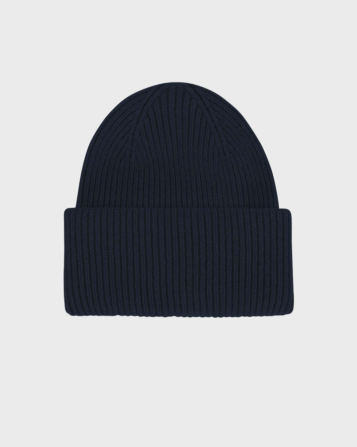 Merino Wool Hat Navy Blue