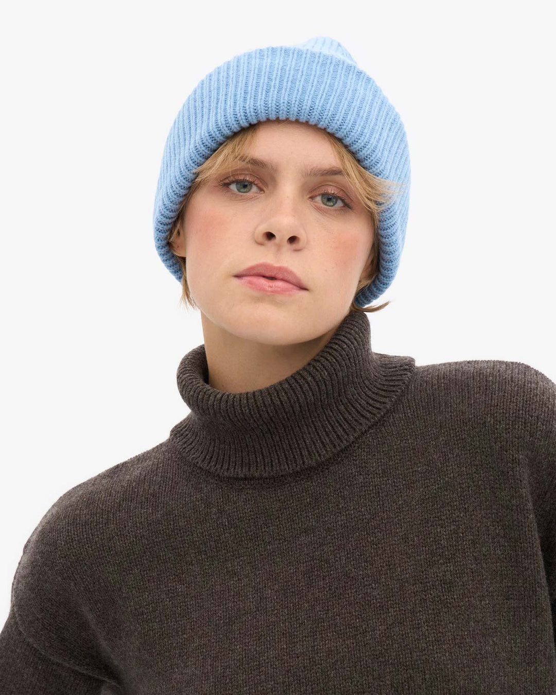 Merino Wool Hat Seaside Blue