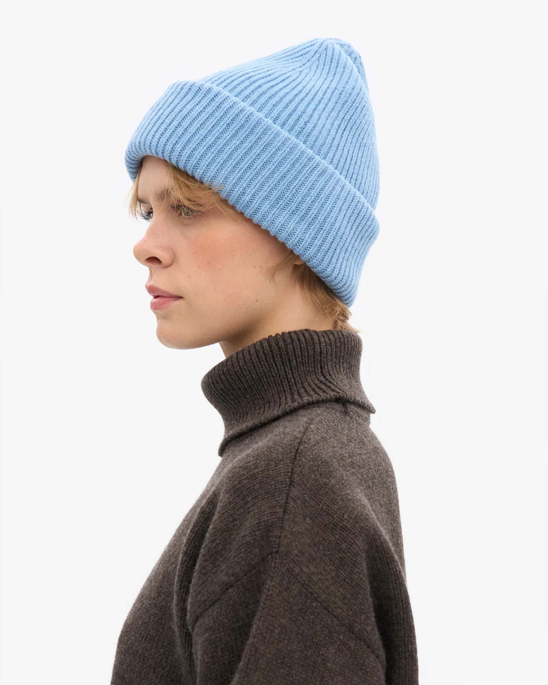 Merino Wool Hat Seaside Blue