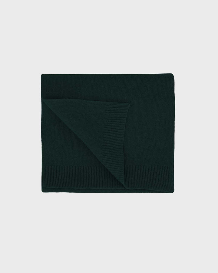 Merino Wool Scarf Emerald Green