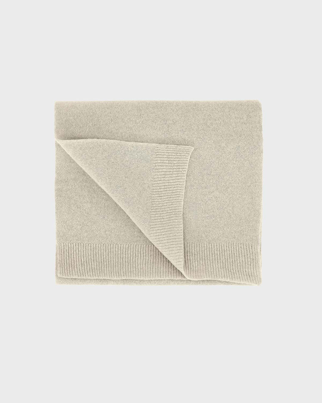 Merino Wool Scarf Ivory White
