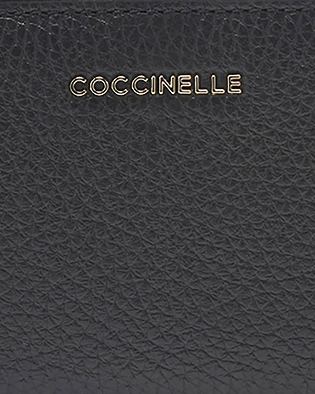 Coccinelle Börse Metallic Small Soft Black – Bild 3