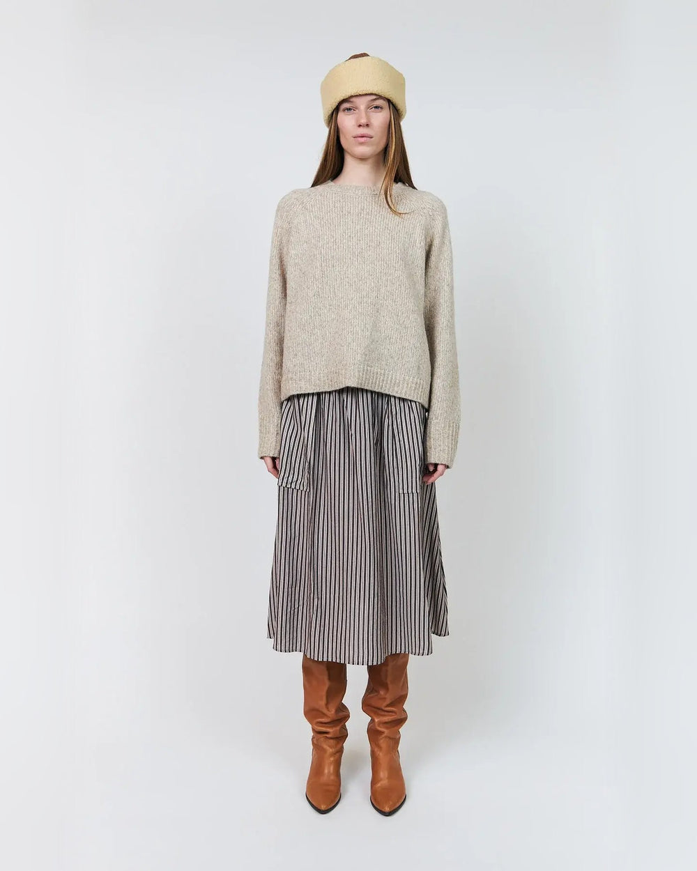 lollys laundry Pullover MinaLL Knit Jumper Creme – Bild 2