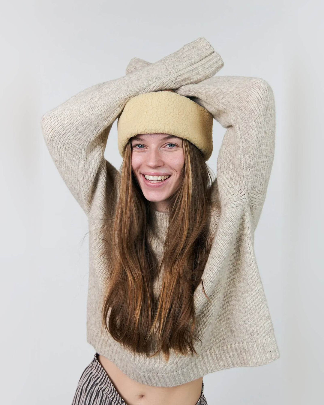 lollys laundry Pullover MinaLL Knit Jumper Creme – Bild 5
