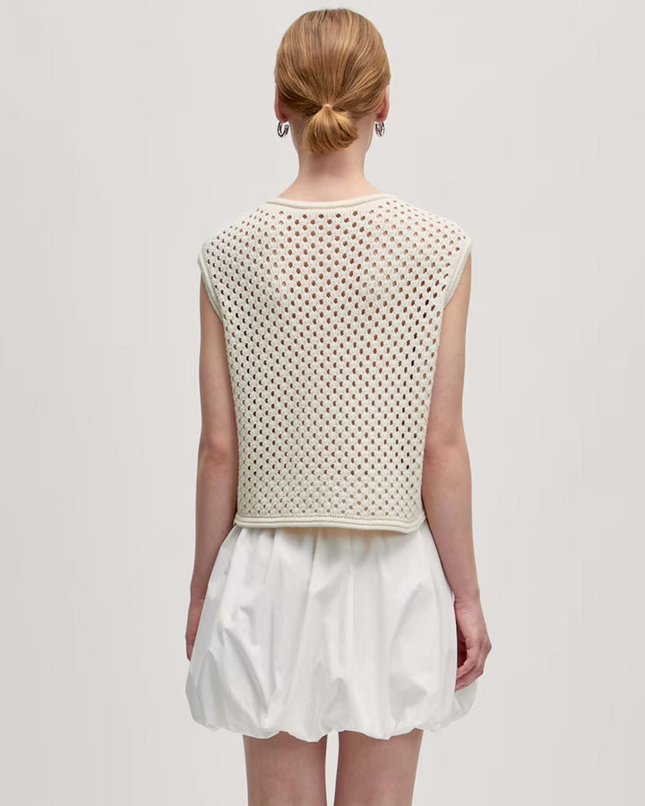 Mina Vest Antique White
