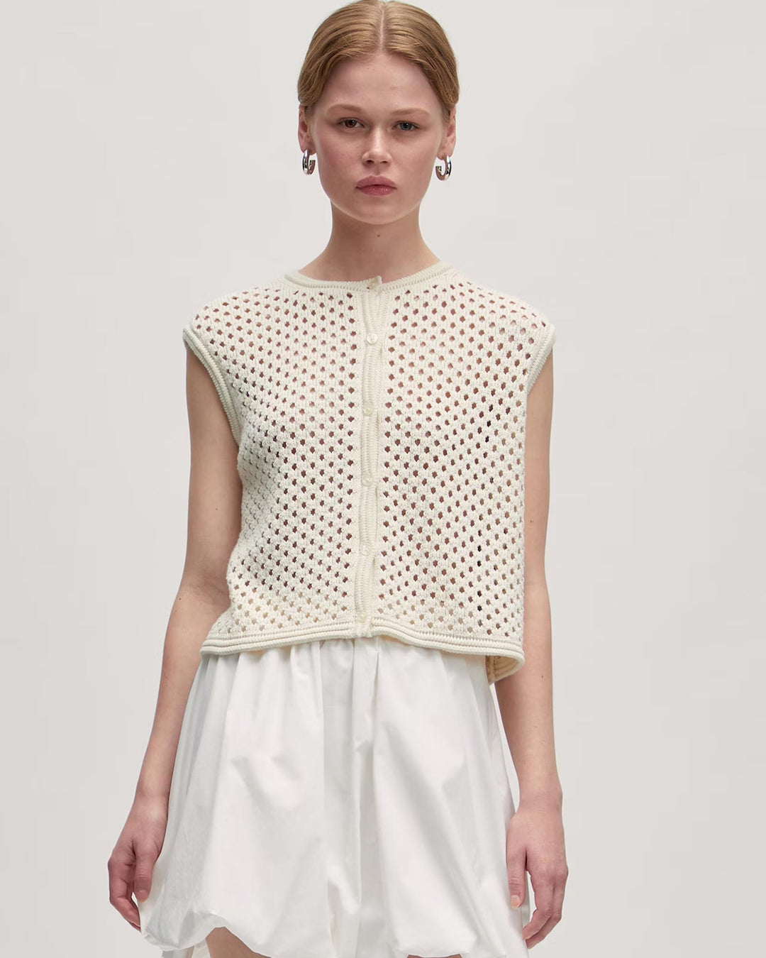Mina Vest Antique White