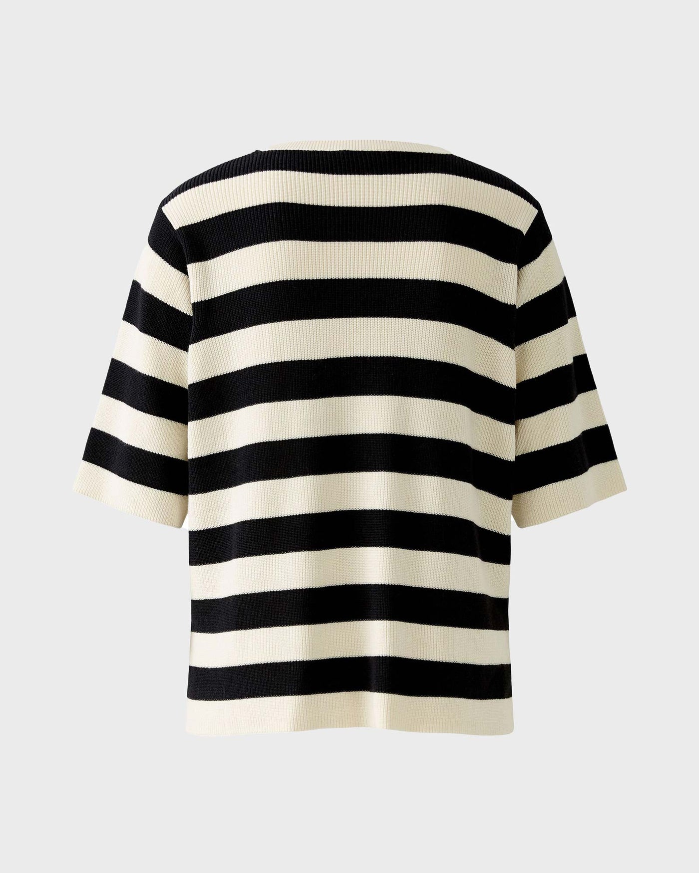 Pullover Stripe Offwhite Black myMEID