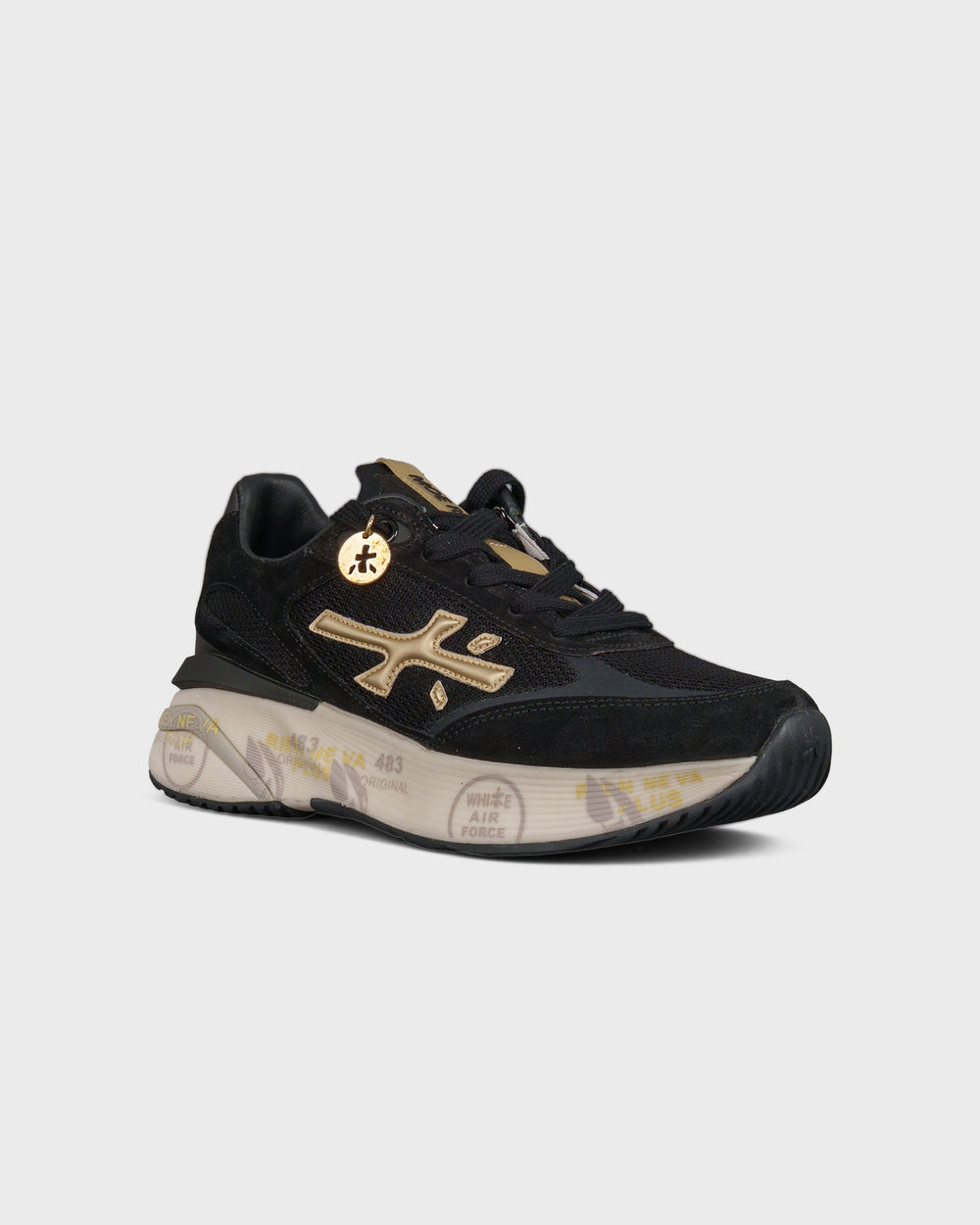 Premiata Schuhe Moerund Black Gold – Bild 2