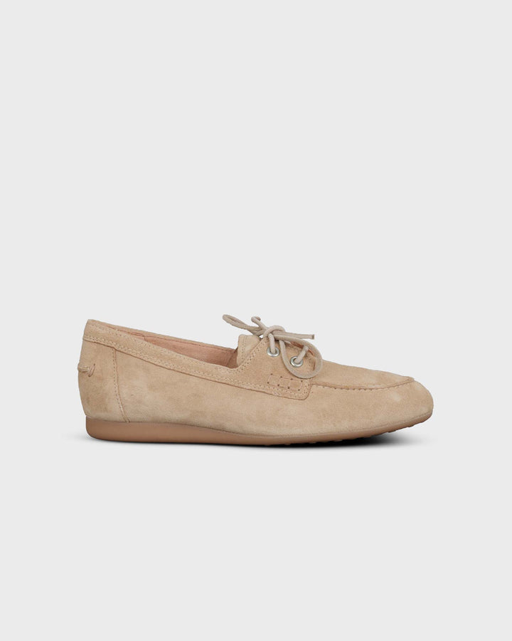 Mokassin Beige Soft Suede Grain