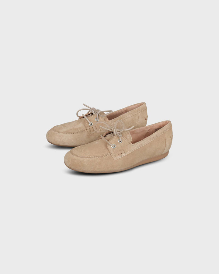 Mokassin Beige Soft Suede Grain