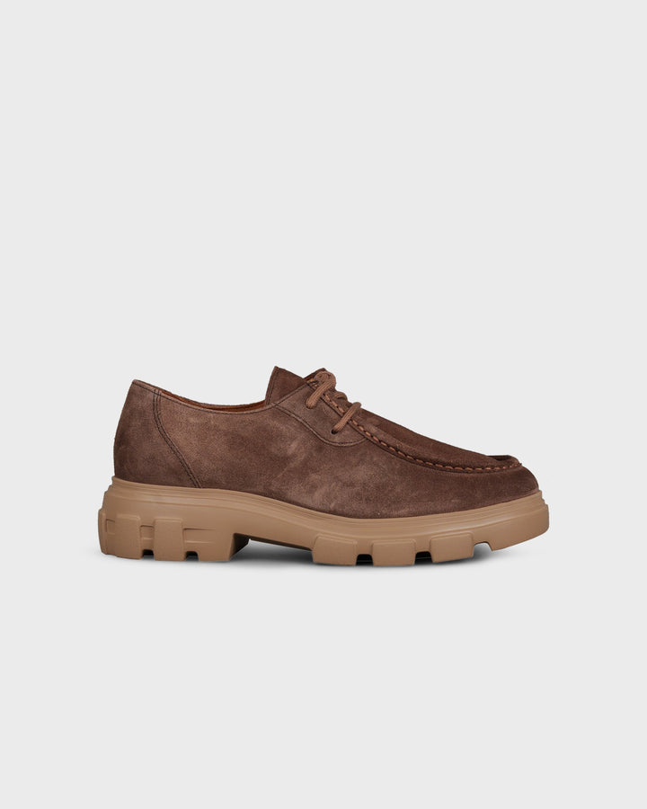 Mokassin Braun Soft Suede Earth
