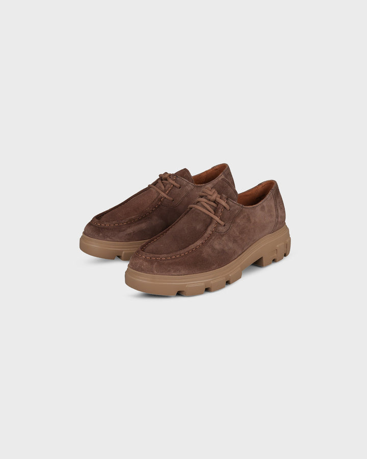 Mokassin Braun Soft Suede Earth