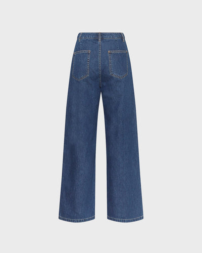 MSCHElena Pants Mid Blue Wash myMEID