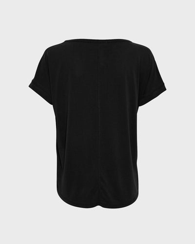 Moss Copenhagen T-Shirt MSCHFenya Modal Tee Black myMEID