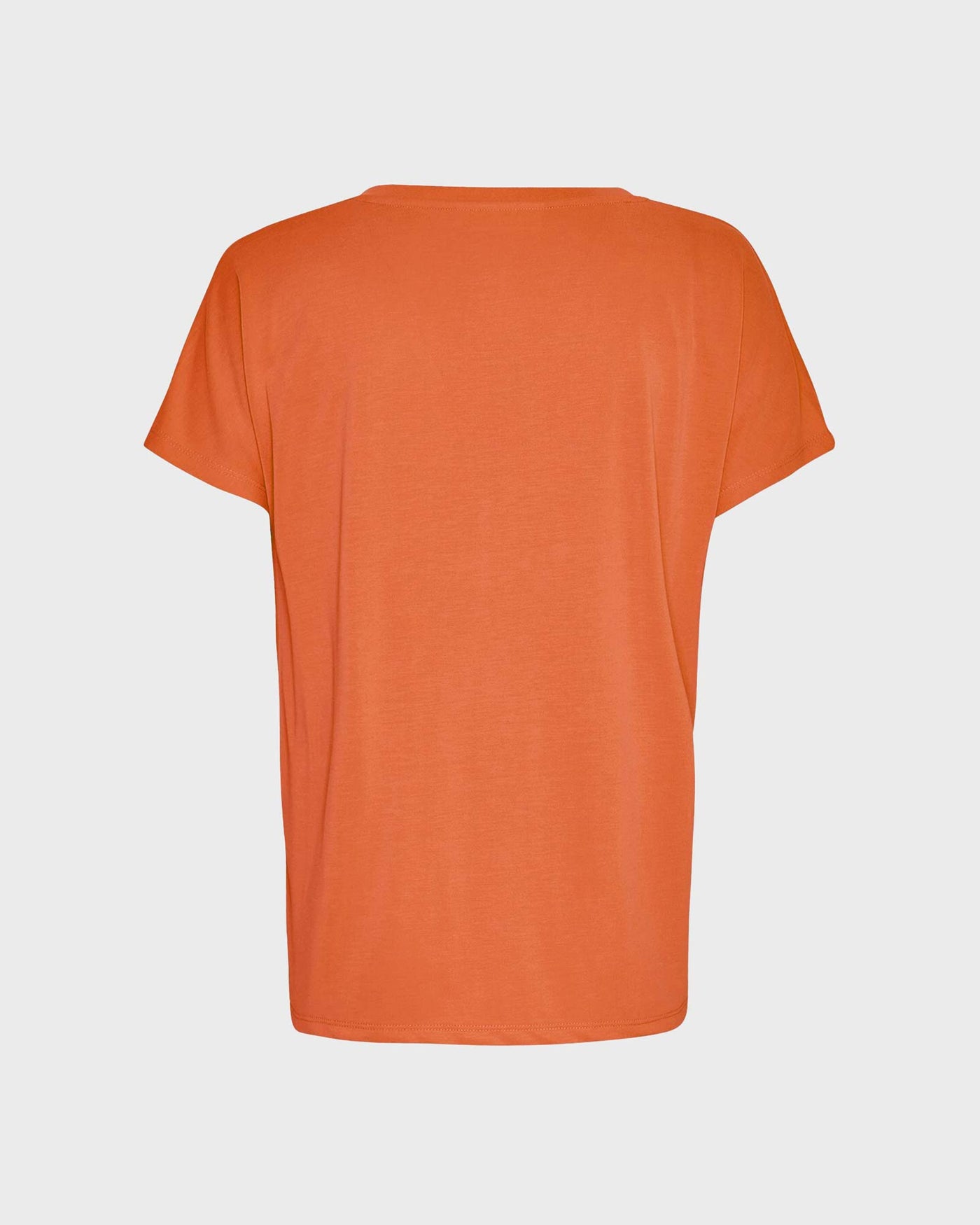 Moss Copenhagen T-Shirt MSCHFenya Modal V Neck Tee Tigerlily myMEID