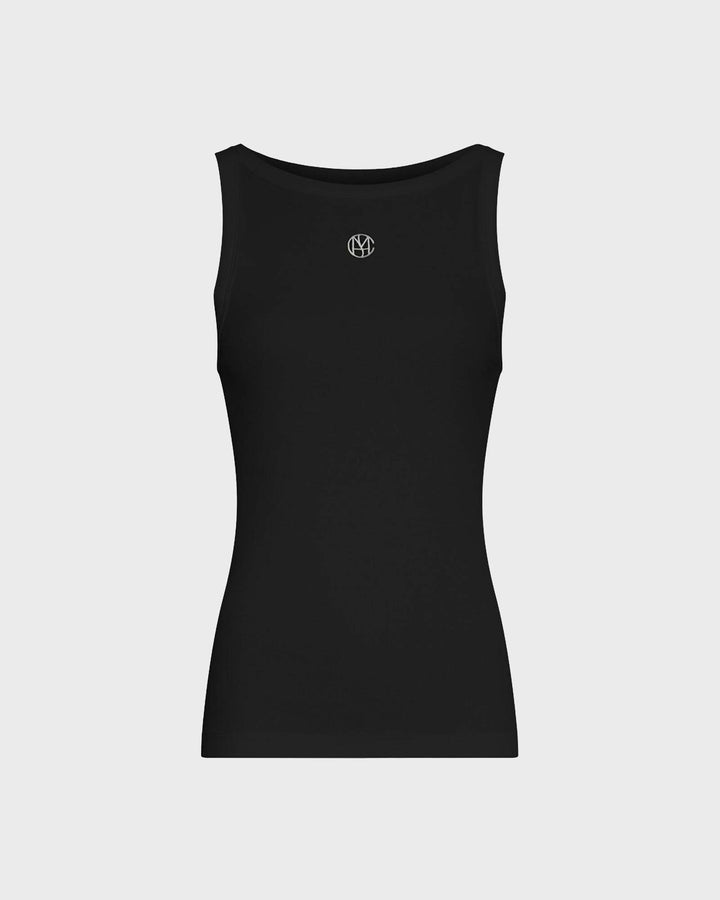 MSCHGubbe Rasmia Icon Top Black/Black White