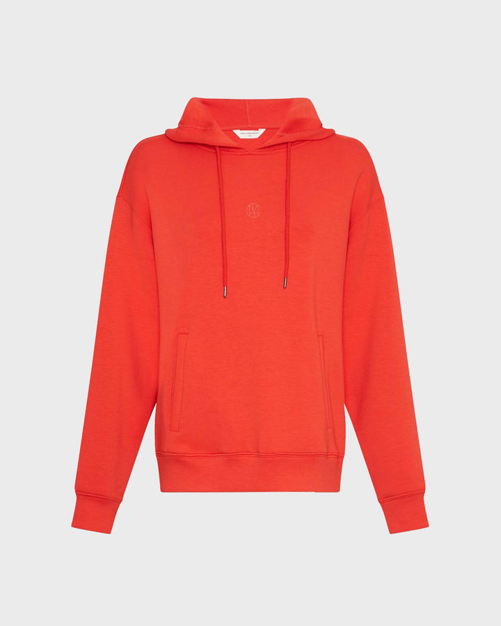 MSCHIma Q Icon Hood Sweatshirt Flame Scarlet
